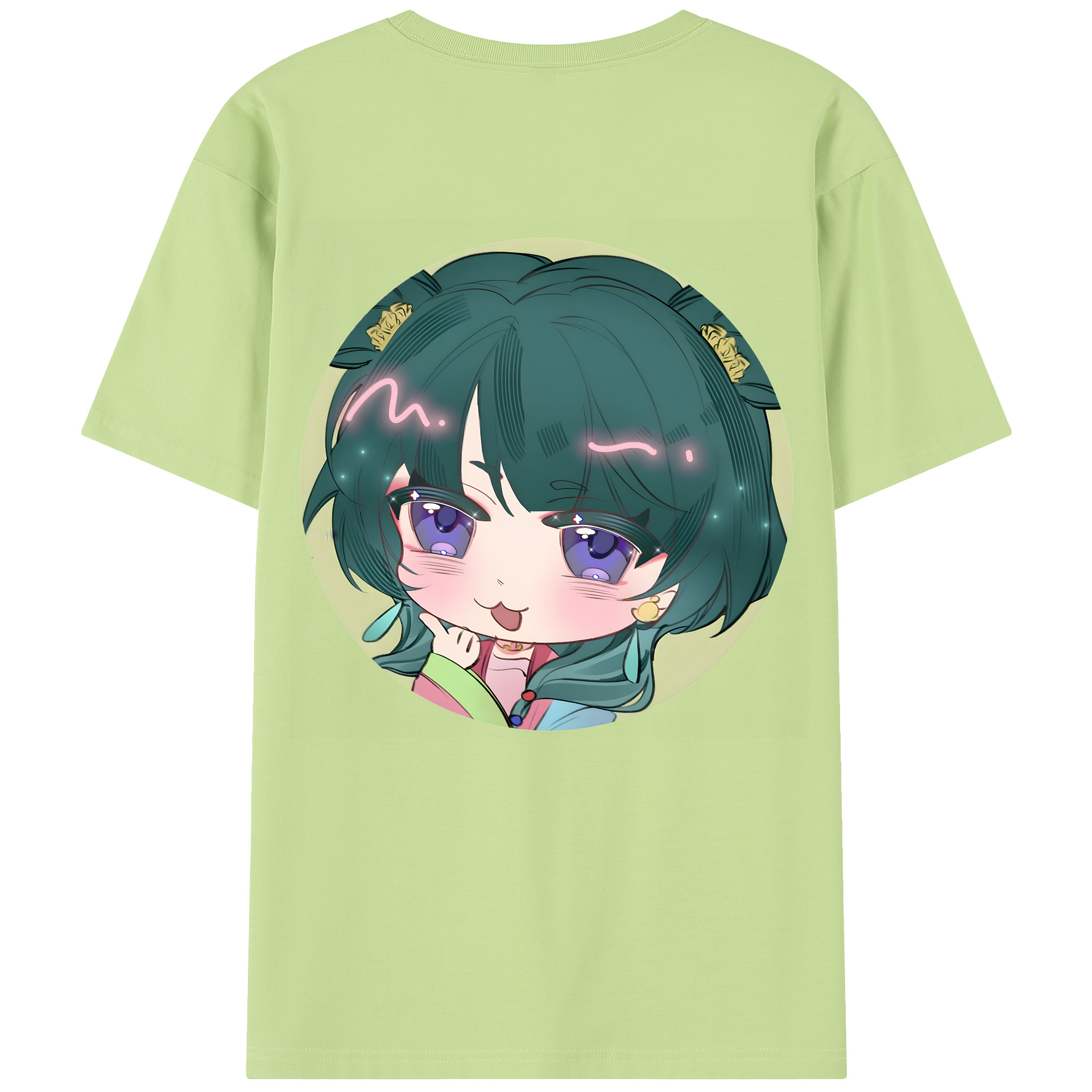 （画像用） 薬屋のひとりごと The Apothecary Diaries 綿100％半袖Tシャツ（背面プリント）